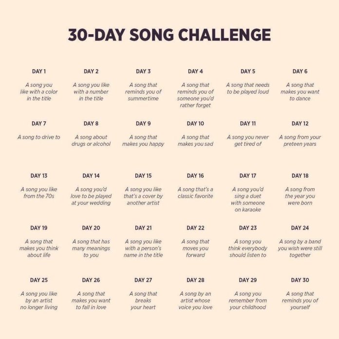 30-Day Song Challenge